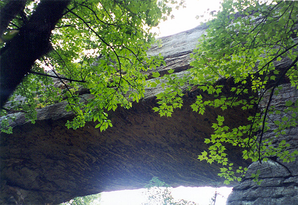 First view of Natural Bridge from the Original Trail<br>7:00-007.jpg