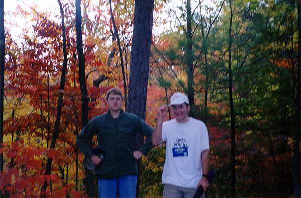 Kirby and John are setting up camp before dark<br>2:99-004.jpg