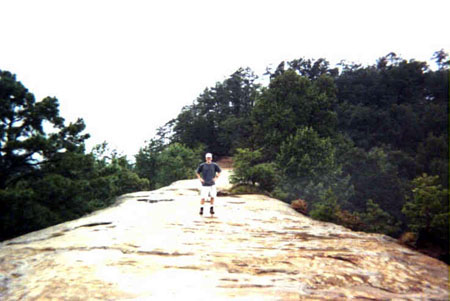 John is keeping his distance from the edge of Natural Bridge.<br>20:00-108.jpg