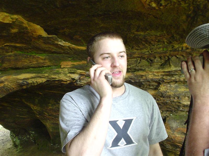 Two miles in the woods, under an arch, Kirby still has cellular service.<br>11:DSC00821.JPG